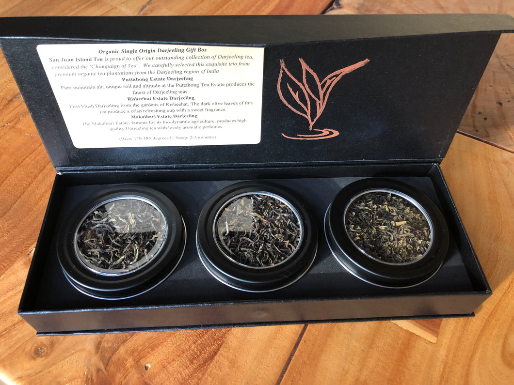 Darjeeling Gift Box from San Juan Island Tea