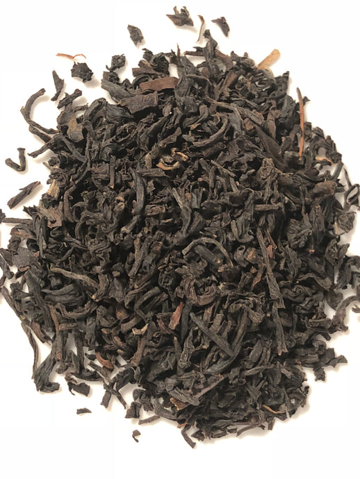 An organic loose leaf Assam tea from the Satrupa Estate in India